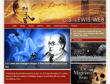 Tablet Screenshot of cslewisweb.com